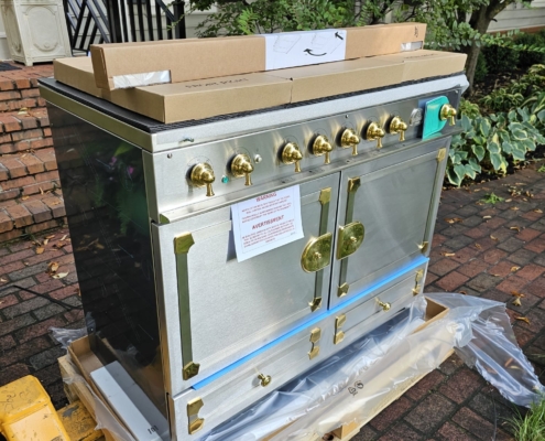 Luxury Tyson kitchen renovation with La Cornue range