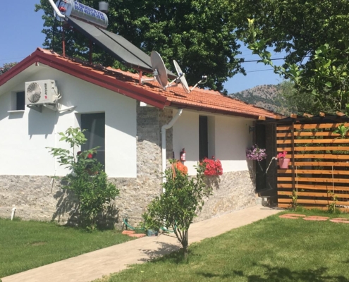 New building constructed from scratch, interior and exterior