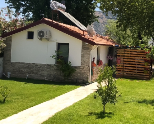 New building constructed from scratch, interior and exterior