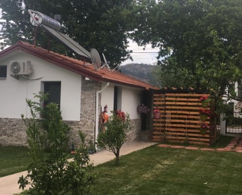 New building constructed from scratch, interior and exterior