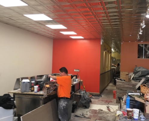 Complete restaurant interior design