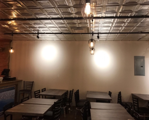 Complete restaurant interior design